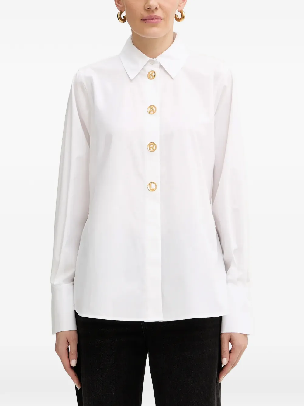 Karl Lagerfeld button shirt - White