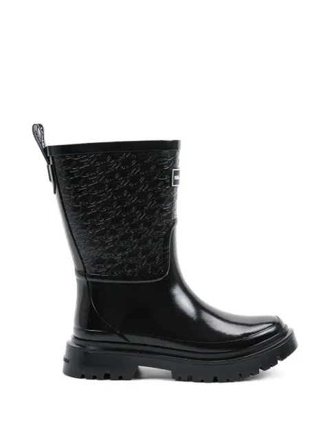 Karl Lagerfeld botas con logo en relieve