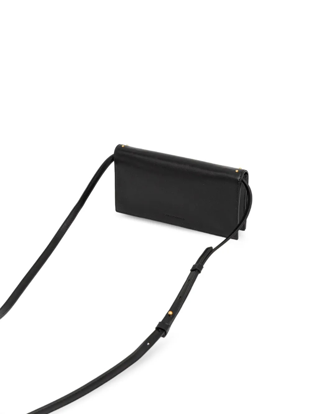 Karl Lagerfeld Portemonnee met bandje en studs Zwart