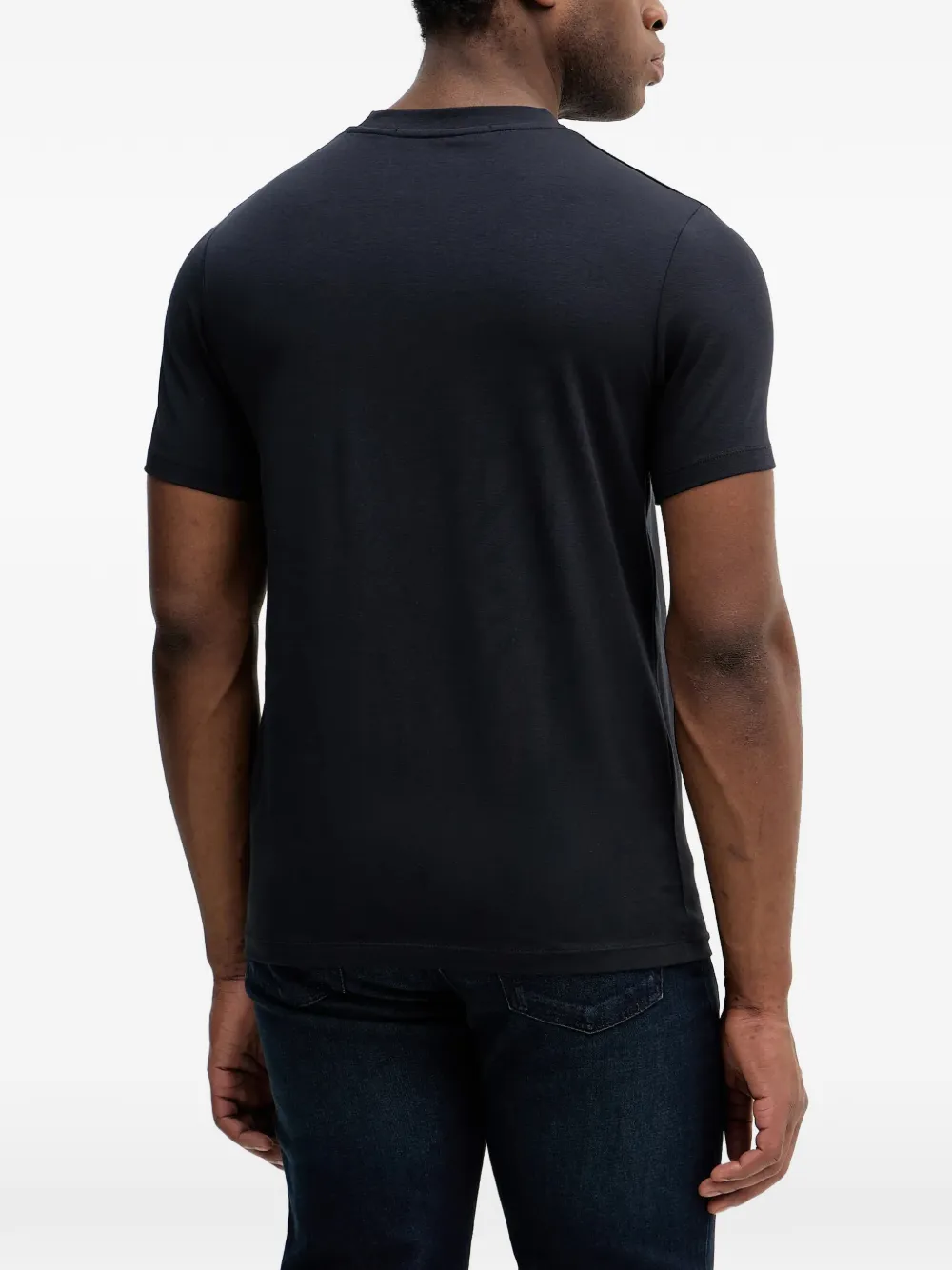 Karl Lagerfeld T-shirt met logo Blauw