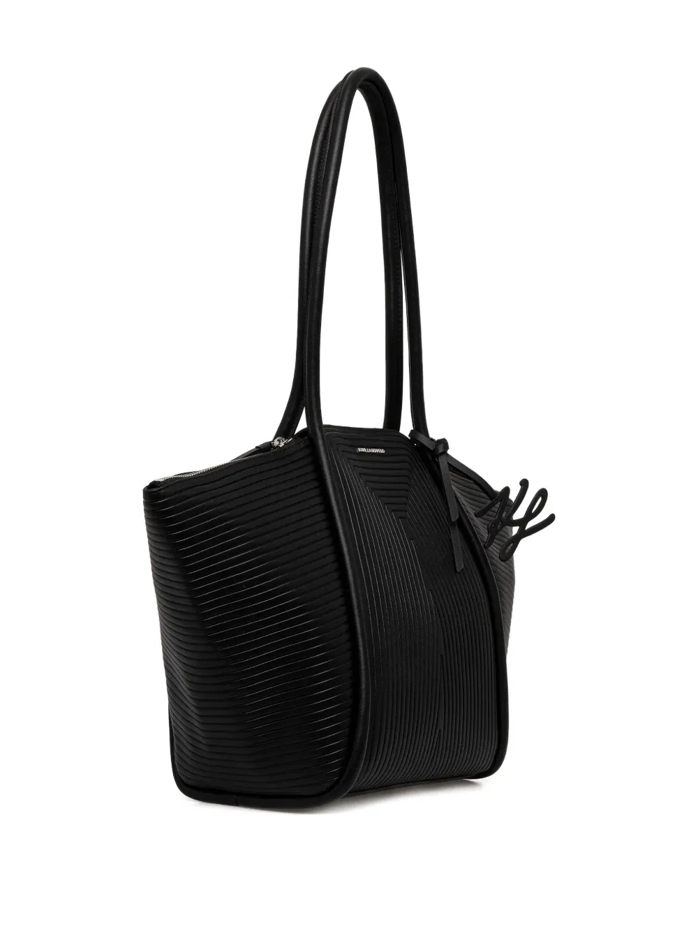 Karl Lagerfeld Shopper met geometrisch design Zwart