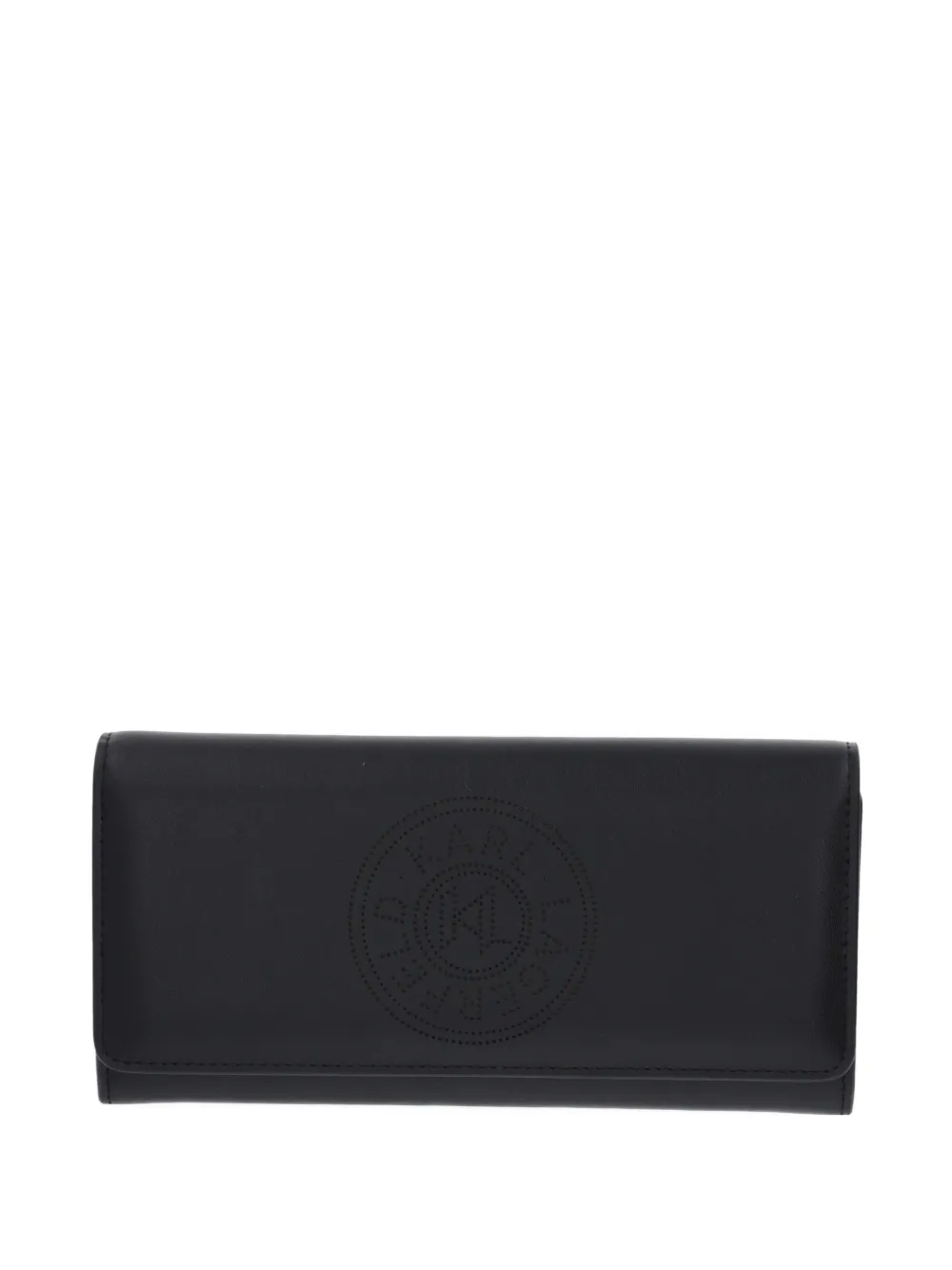 Karl Lagerfeld embossed-logo wallet - Nero