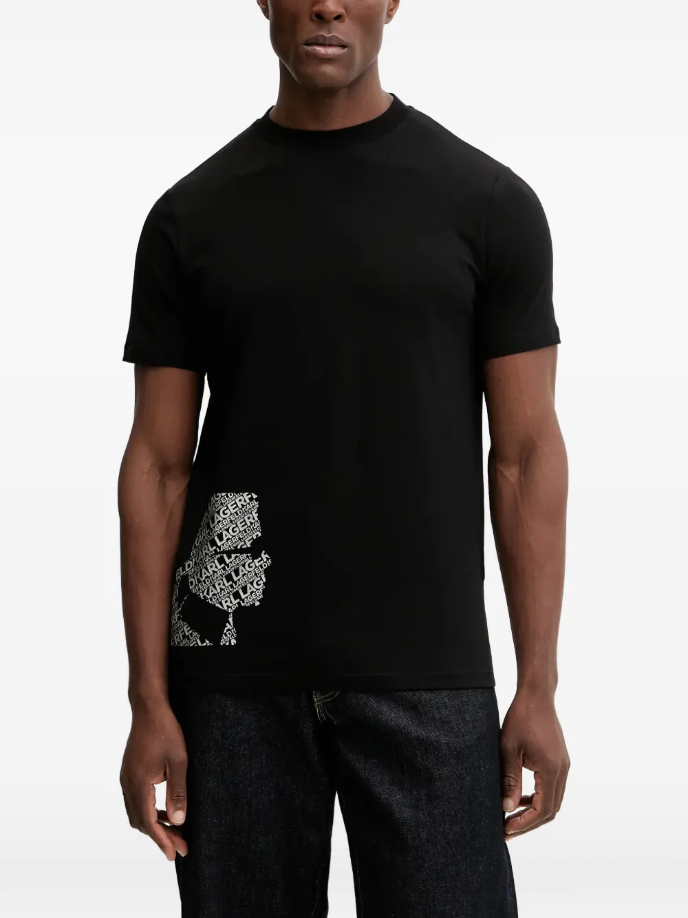 Karl Lagerfeld printed T-shirt - Nero