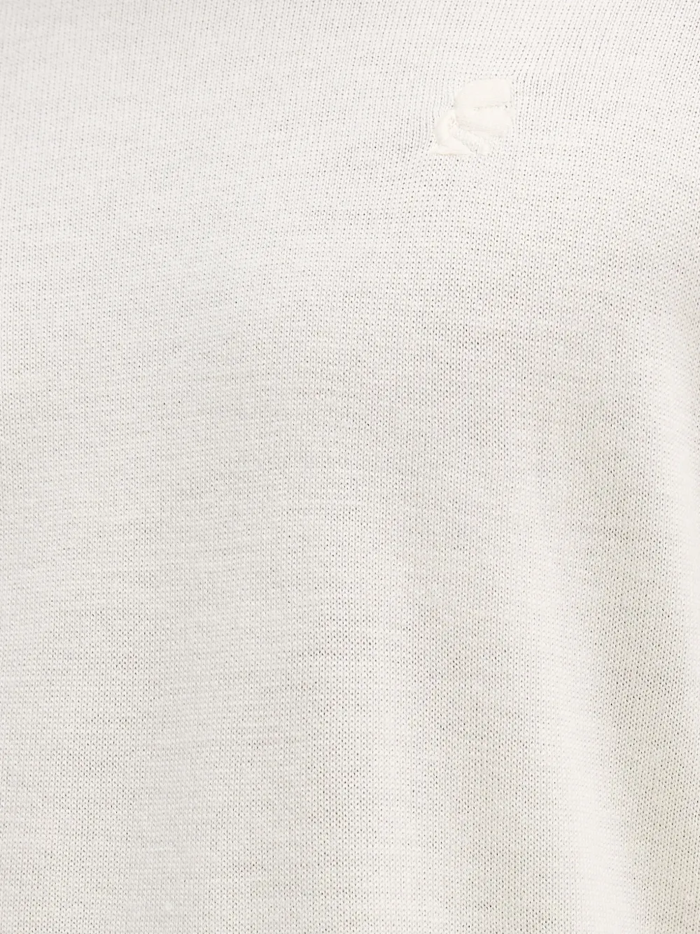 Karl Lagerfeld Trui met ronde hals en logo Beige