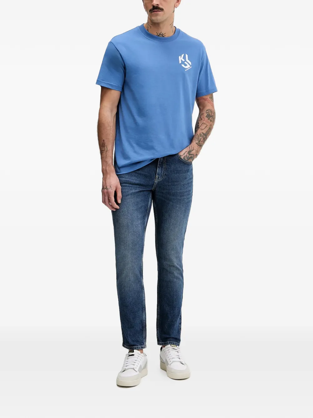 Karl Lagerfeld Jeans Skinny jeans Blauw