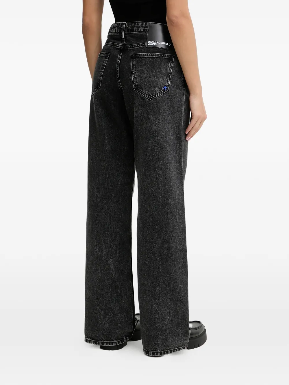  Karl Lagerfeld Jeans Wide-leg Jeans - Grey 