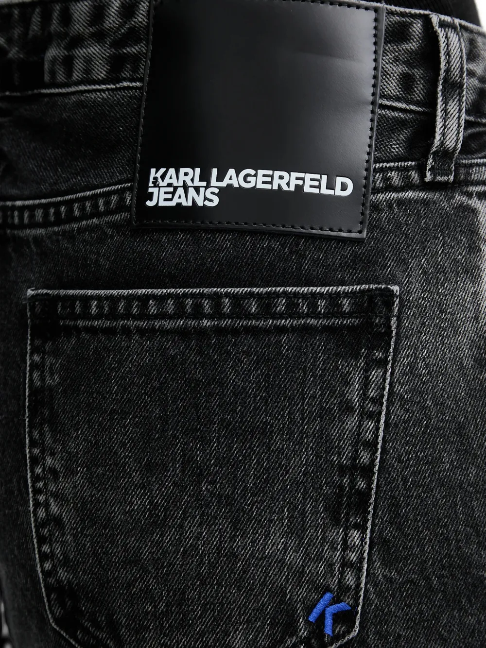 Karl Lagerfeld Jeans met wijde pijpen Grijs