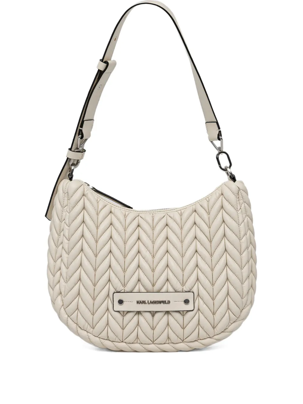 Karl Lagerfeld logo-detail shoulder bag - Bianco