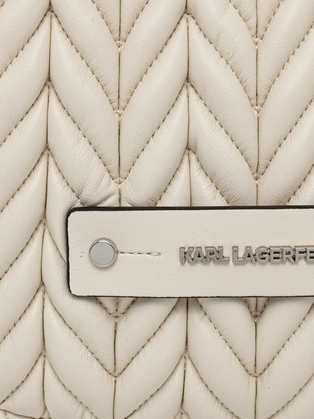 Karl Lagerfeld K Weave kleine schoudertas Wit