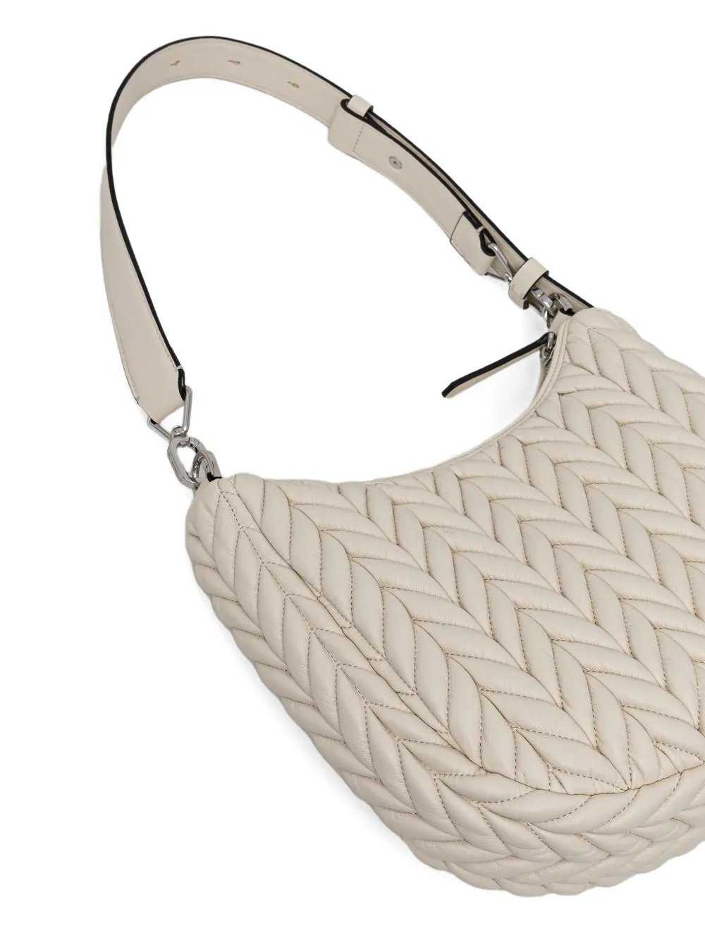 Karl Lagerfeld K Weave kleine schoudertas Wit