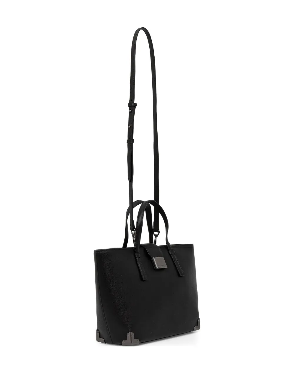 Karl Lagerfeld logo-plaque tote bag - Zwart