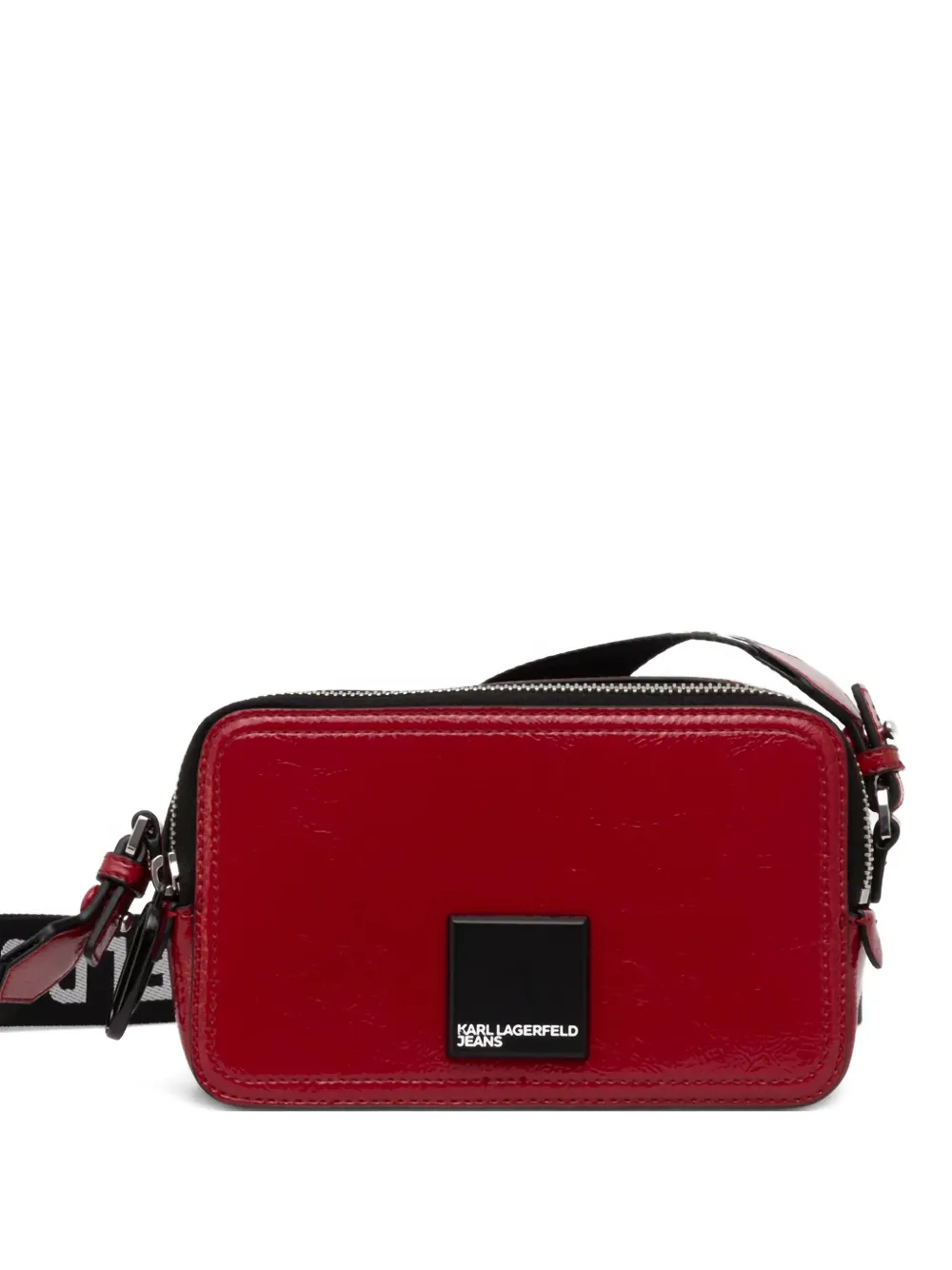Karl Lagerfeld Jeans logo strap belt bag - Rosso