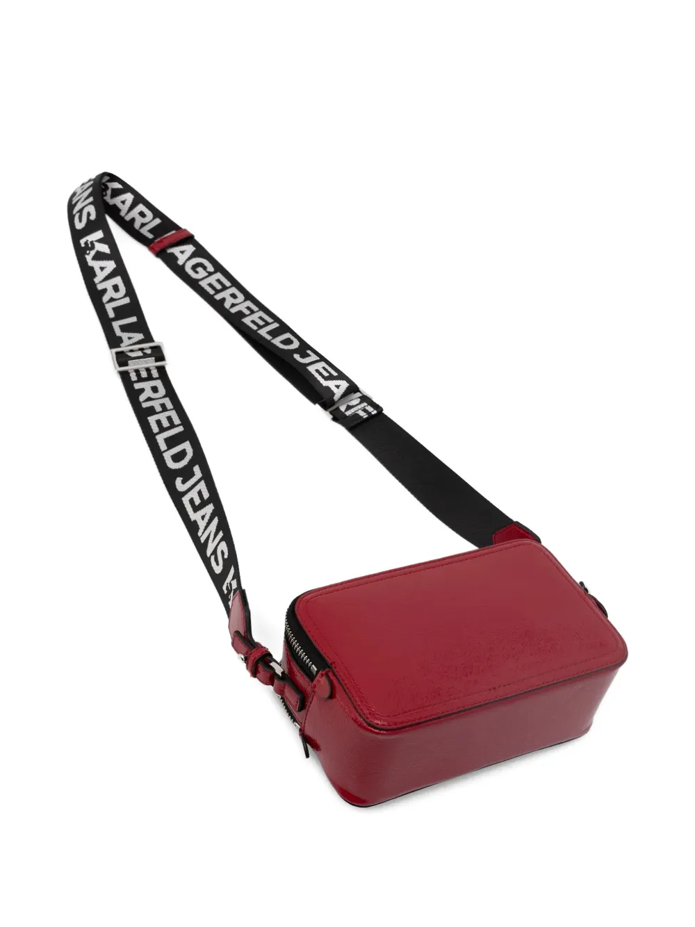  Karl Lagerfeld Jeans Logo Strap Belt Bag - Red 