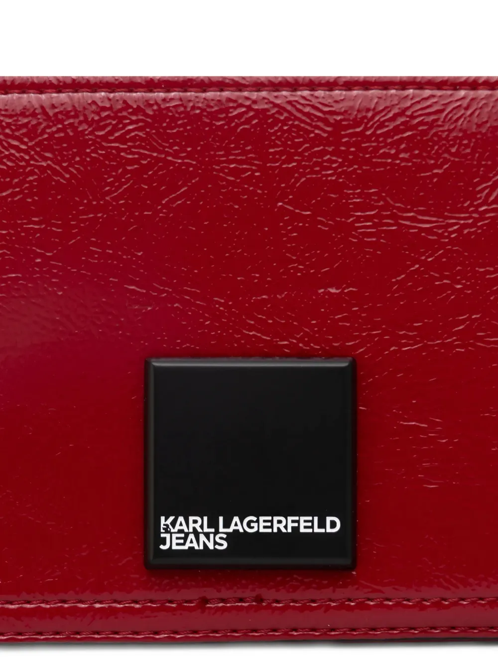 Karl Lagerfeld Jeans Heuptas met logoband Rood