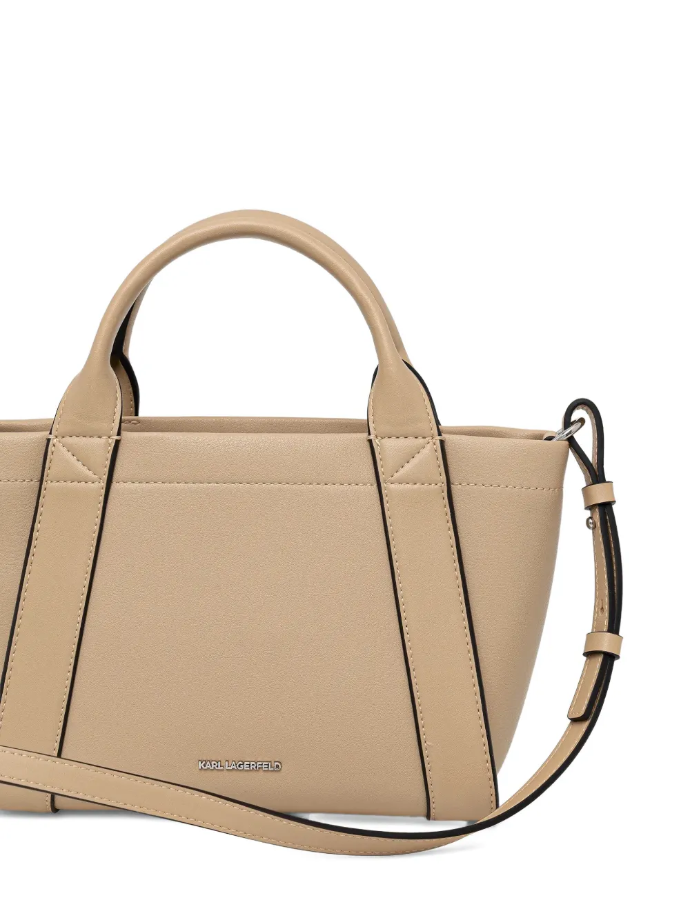 Embossed-Logo Tote Bag