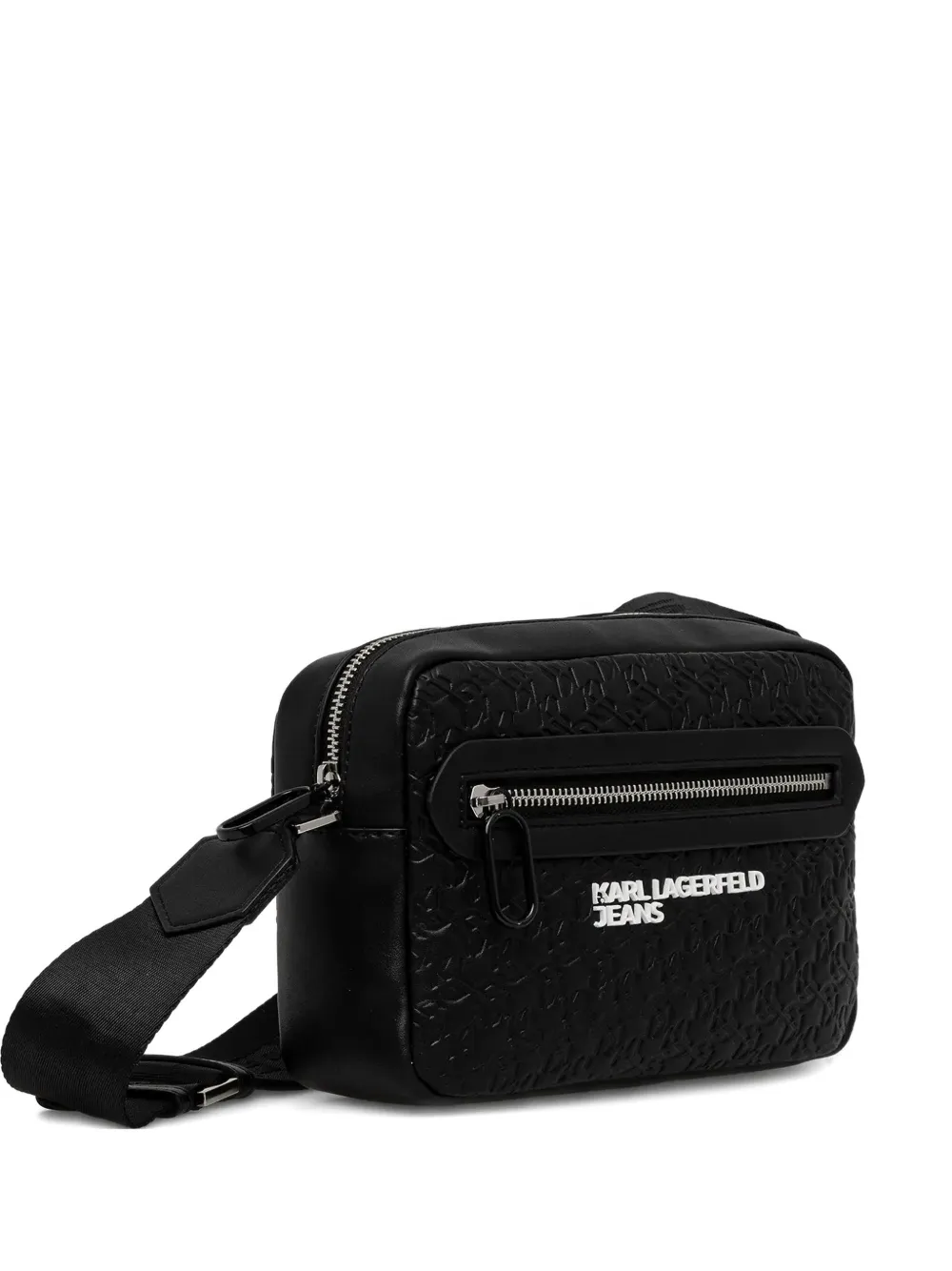 Karl Lagerfeld Jeans embossed belt bag - Nero