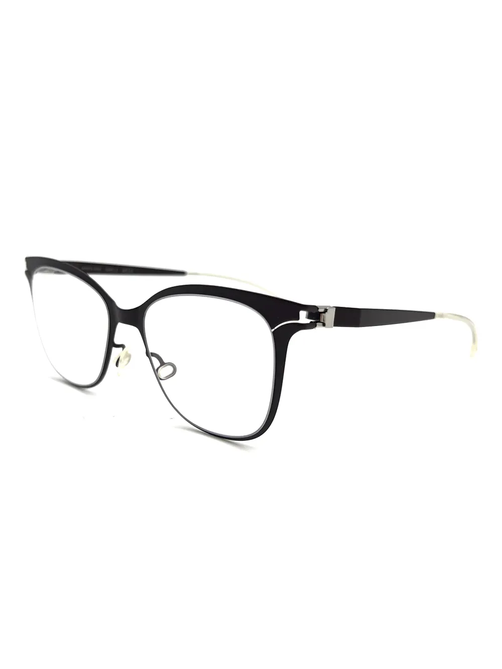 Mykita Kids Gazelle zonnebril met wenkbrauw montuur Zwart