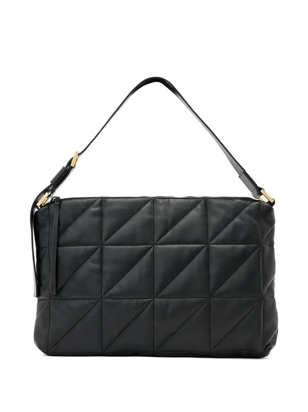 AllSaints Edbury quilted-design tote bag - Nero
