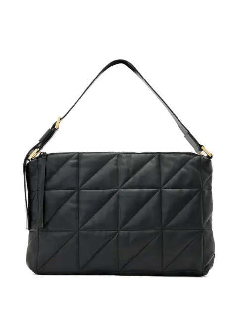 AllSaints Edbury quilted-design tote bag