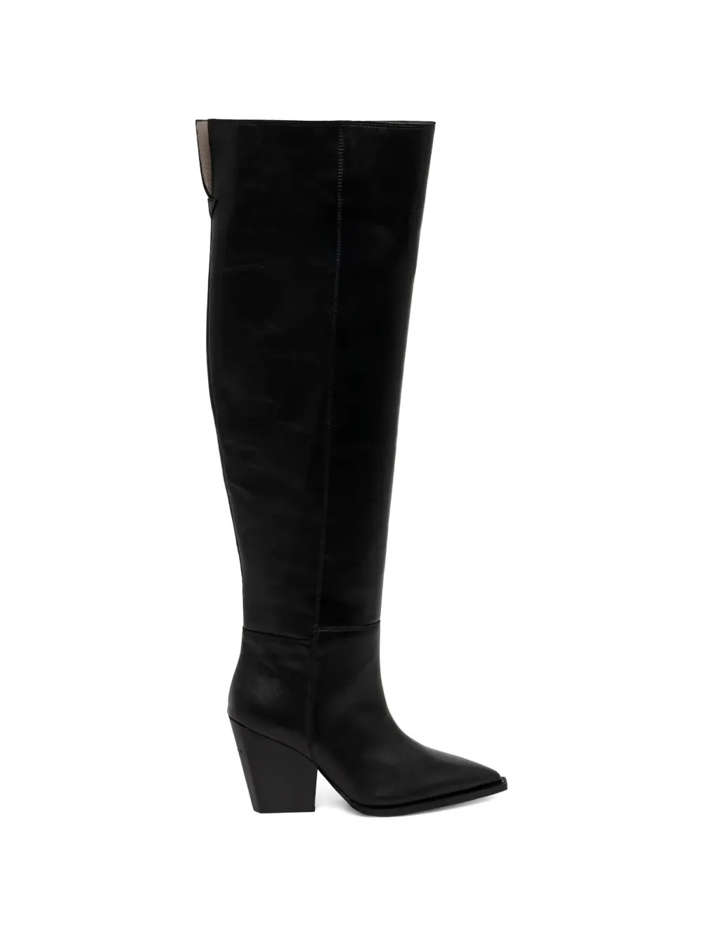 AllSaints Reina leather boots Zwart