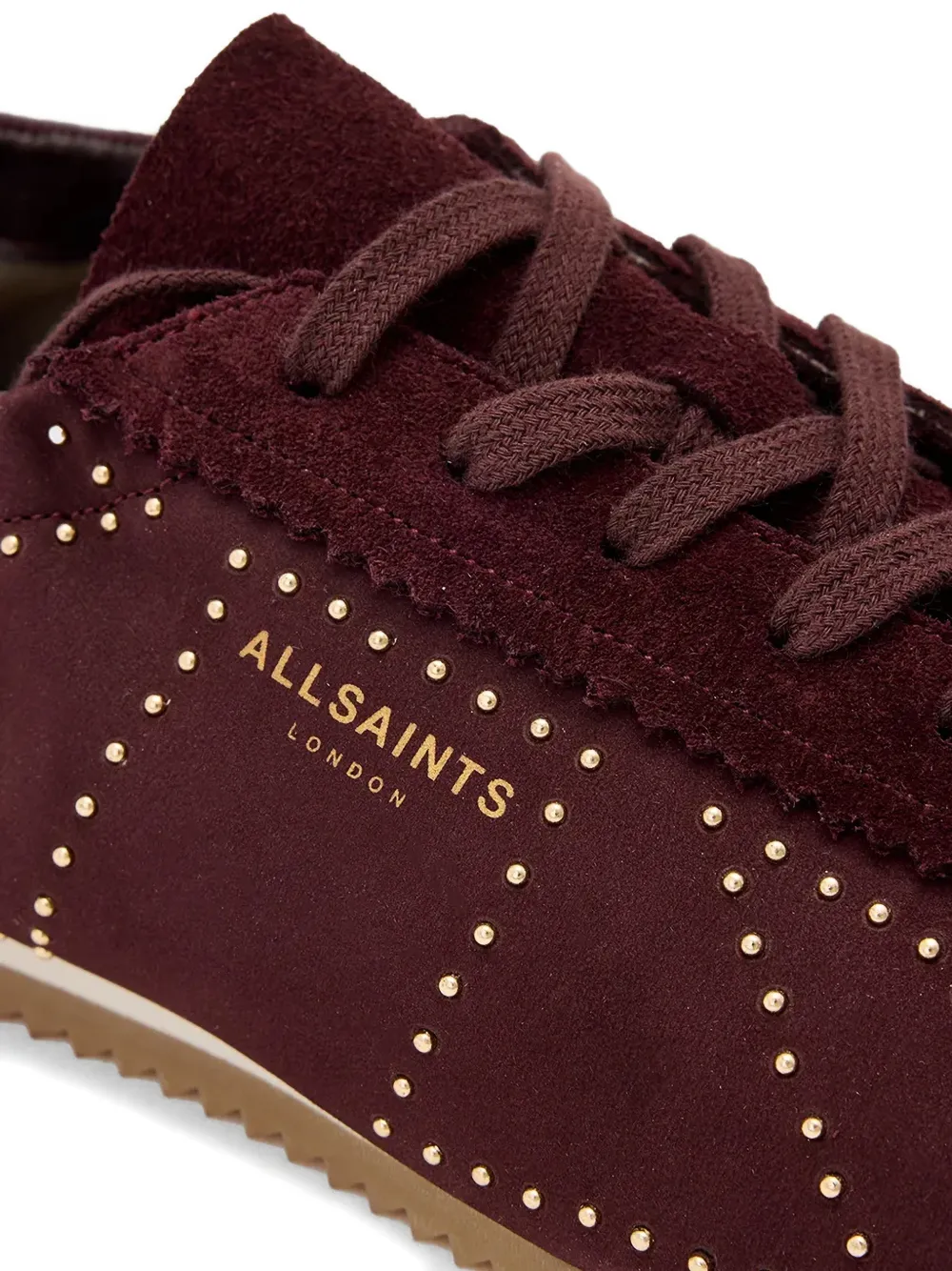 AllSaints Kenny studded lace-up sneakers Bruin