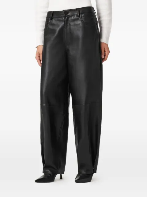 AllSaints Jett panelled leather trousers