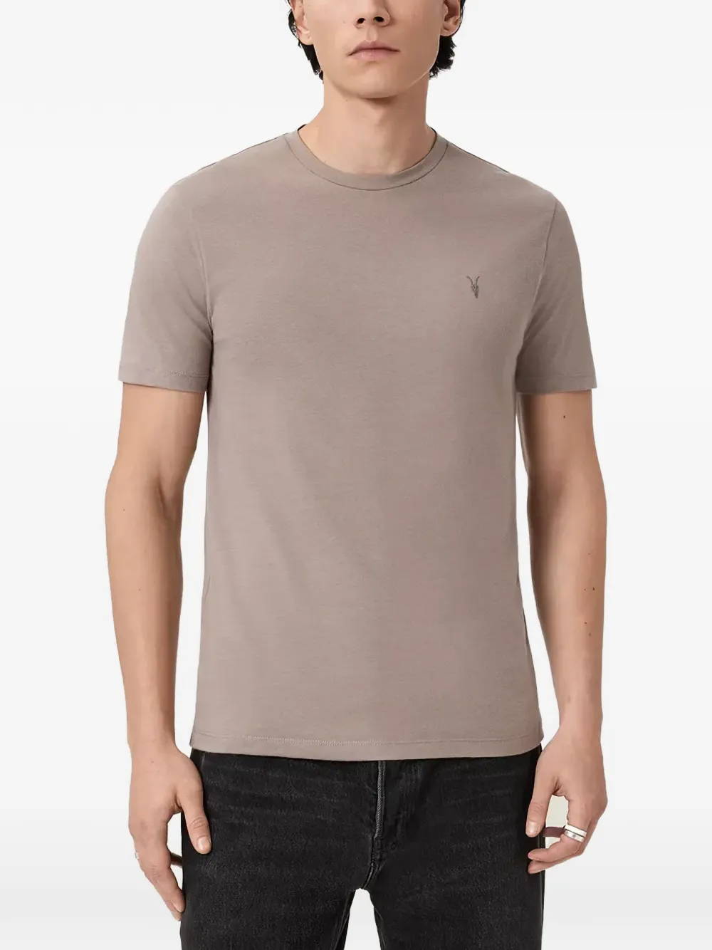 AllSaints logo T-shirt (set of three) - Beige