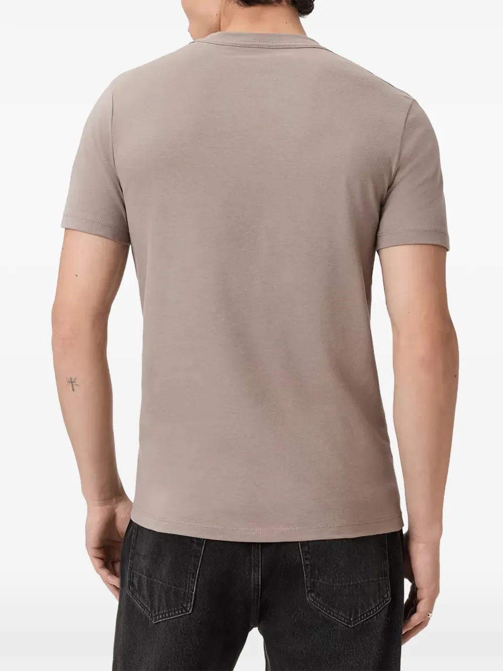AllSaints Set van drie T-shirts met logo Beige