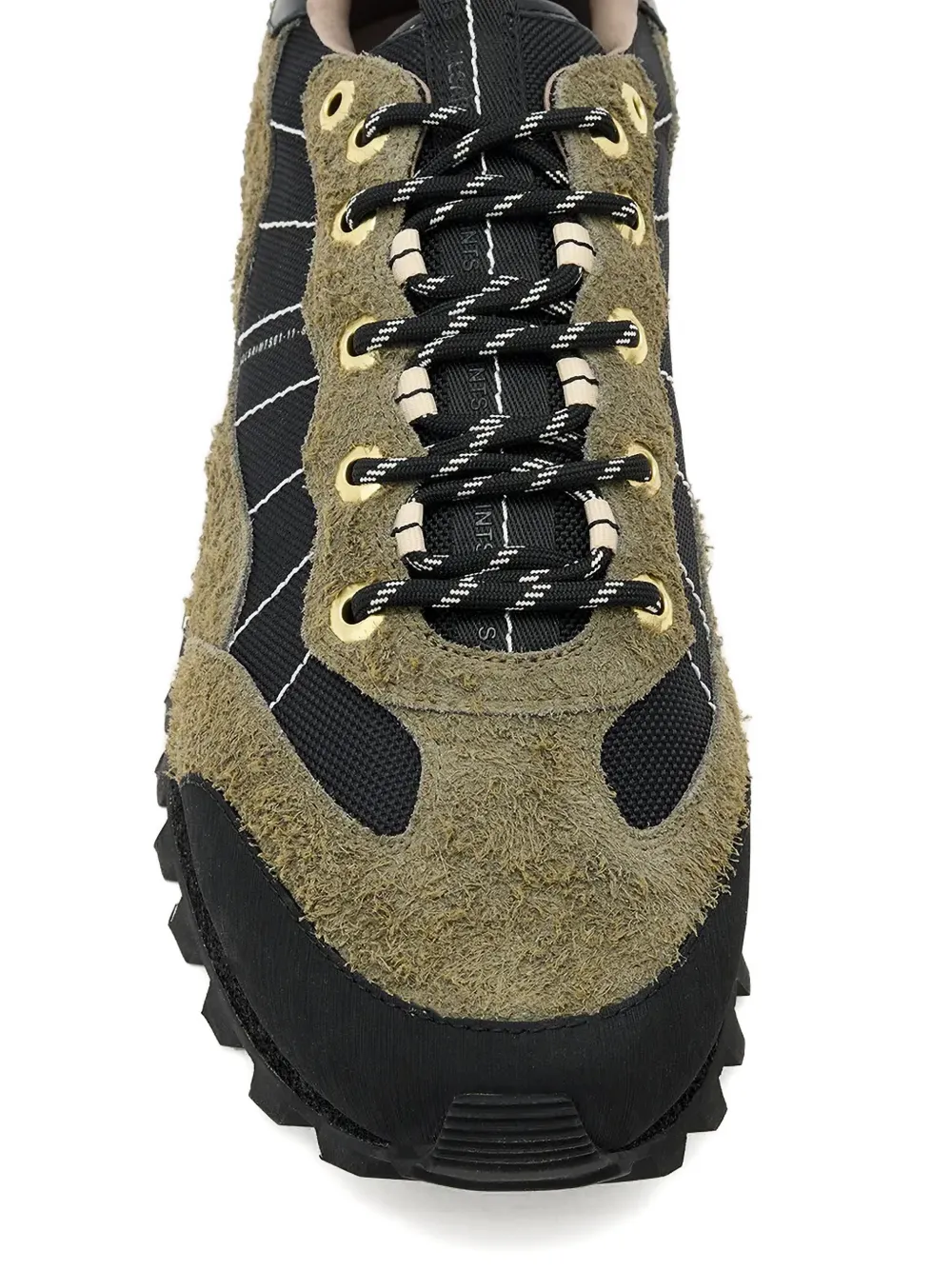 AllSaints Nevis contrast-panelled sneakers Groen