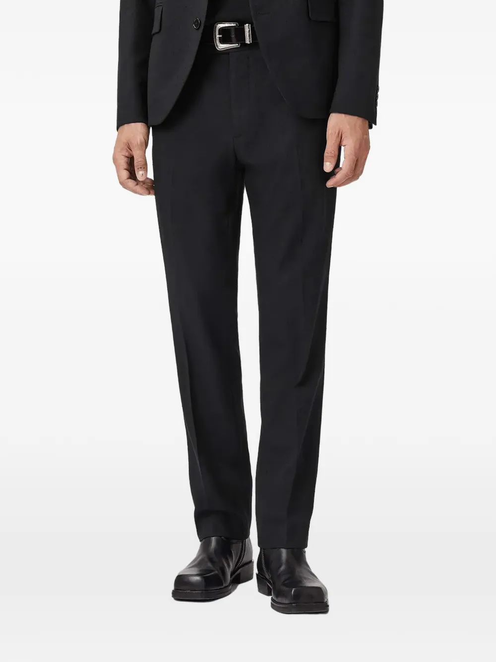 AllSaints Germain tailored trousers | Black | Image 1