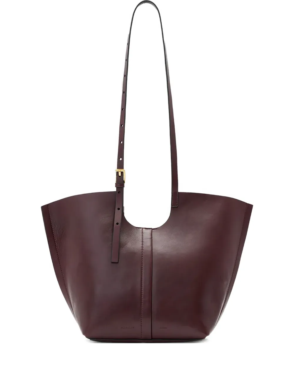 AllSaints Borsa a spalla con fibbia - Marrone