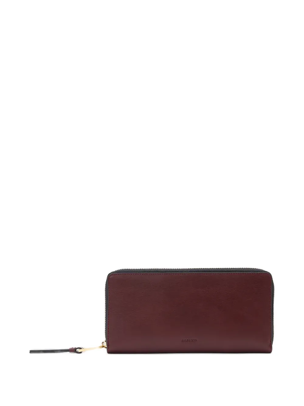 AllSaints zip-fastening wallet - Rosso