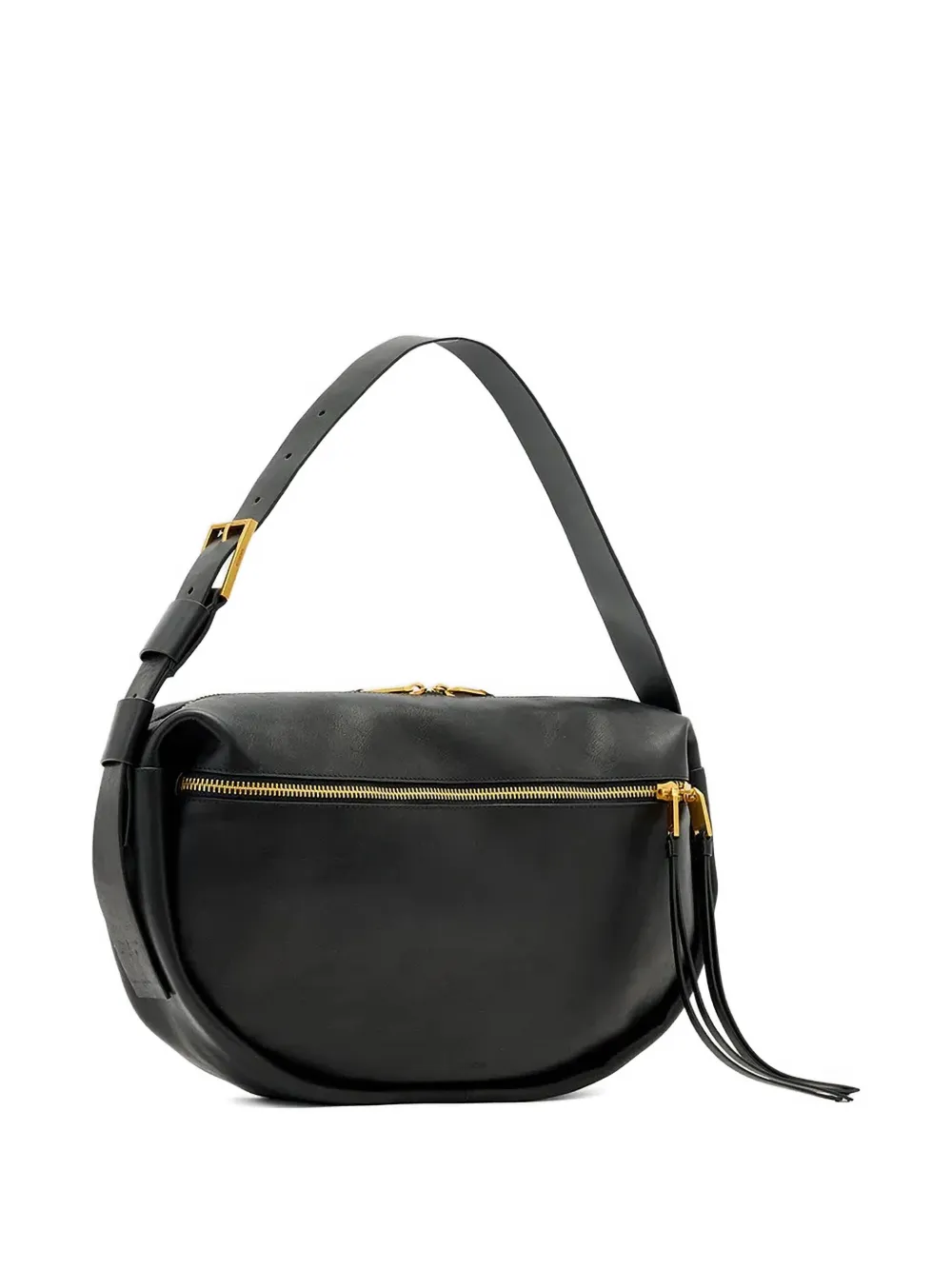 Buckle Zip Tote Bag