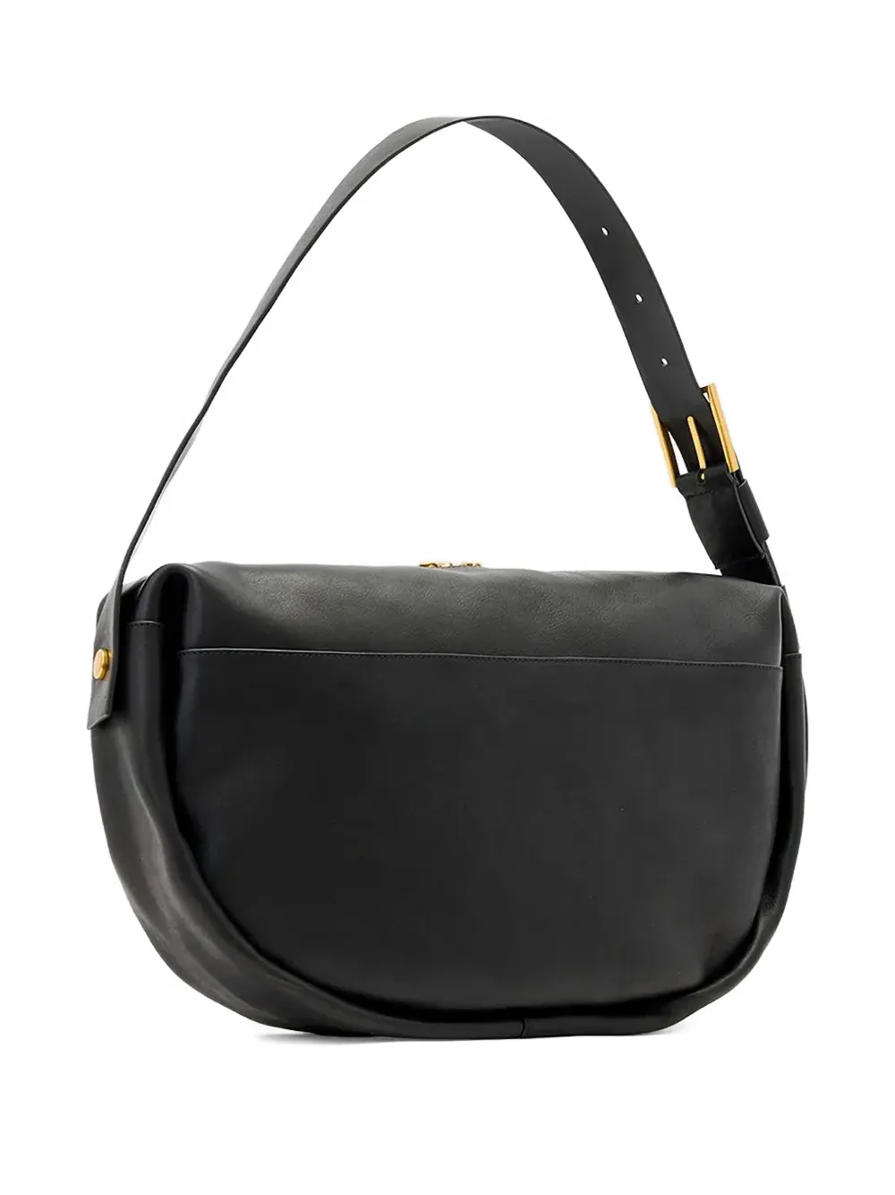 AllSaints buckle zip tote bag - Zwart