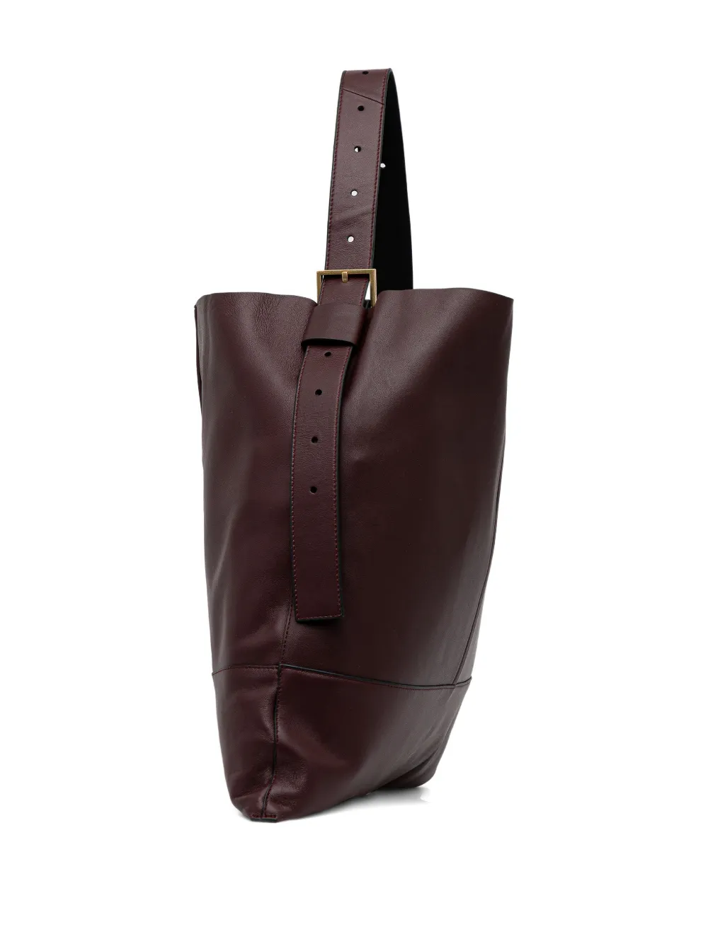 AllSaints Asha buckle tote bag - Rood