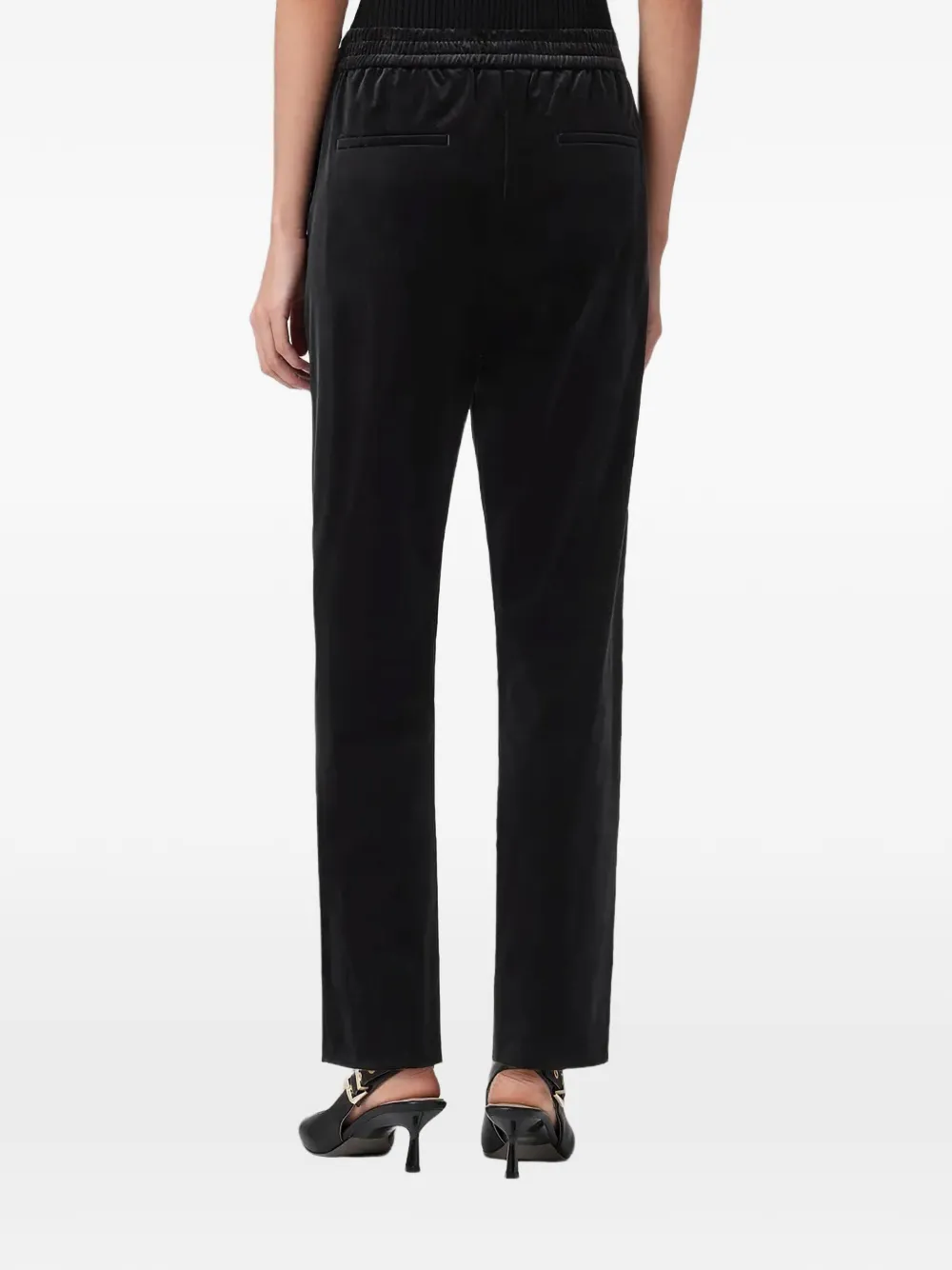 AllSaints Aleida broek met elastische taille Zwart