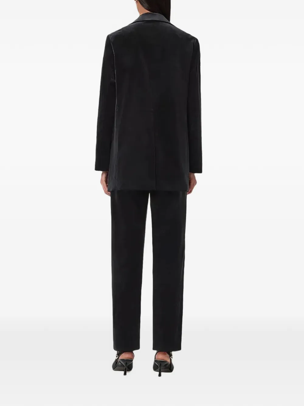 AllSaints Aleida broek met elastische taille Zwart