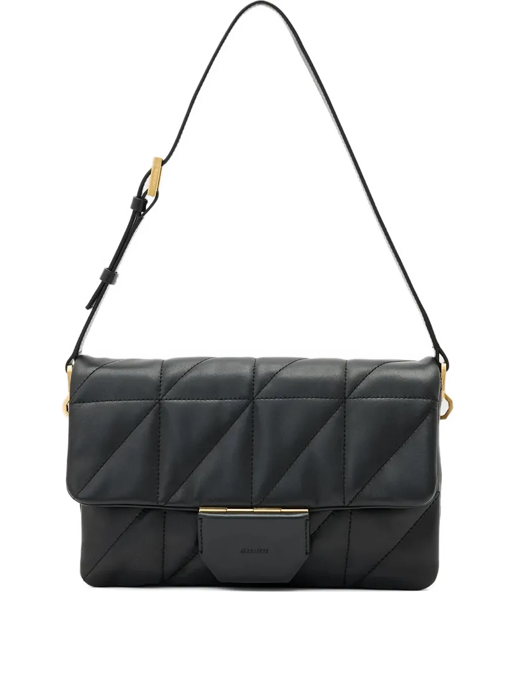 AllSaints Ondine quilted shoulder bag - Nero