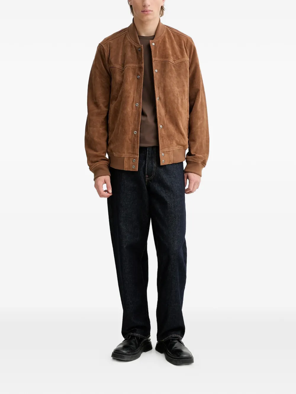 AllSaints buttoned leather jacket | Leather Jackets | Image 2