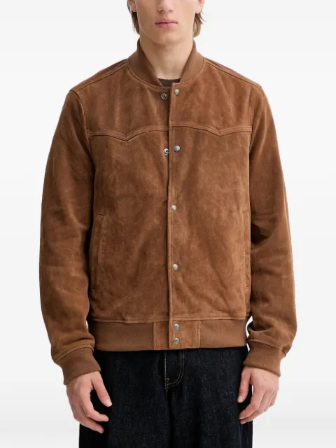 AllSaints buttoned leather jacket