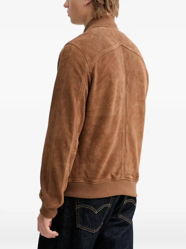 AllSaints レザージャケット | ブラウン | FARFETCH JP