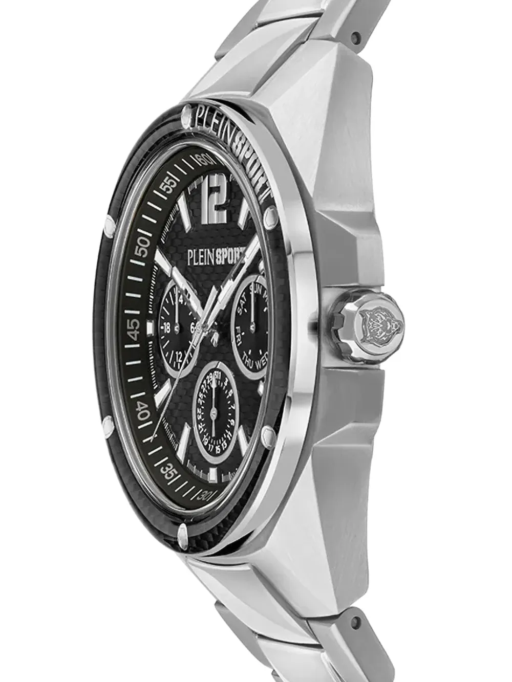 Plein Sport Carbon black watch - Zwart