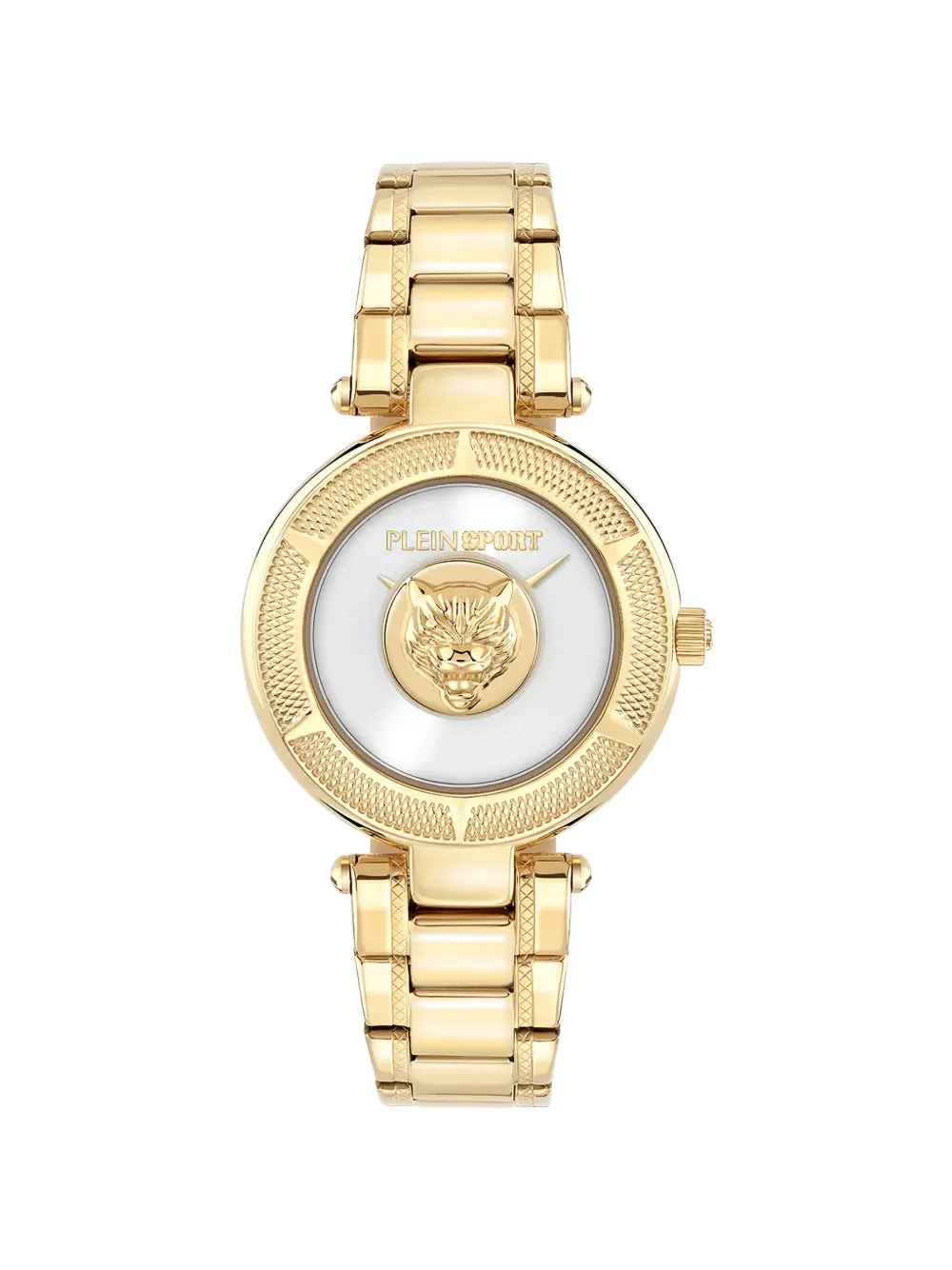 Plein Sport Gold Tone 36mm Watch - Bianco