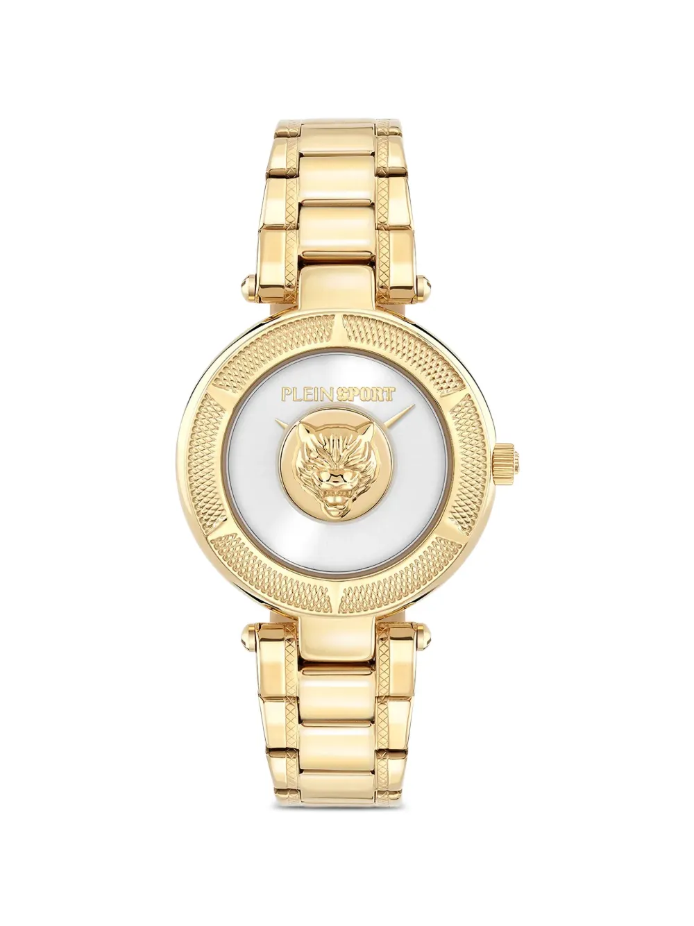 Plein Sport Gold Tone 36mm Watch - Bianco