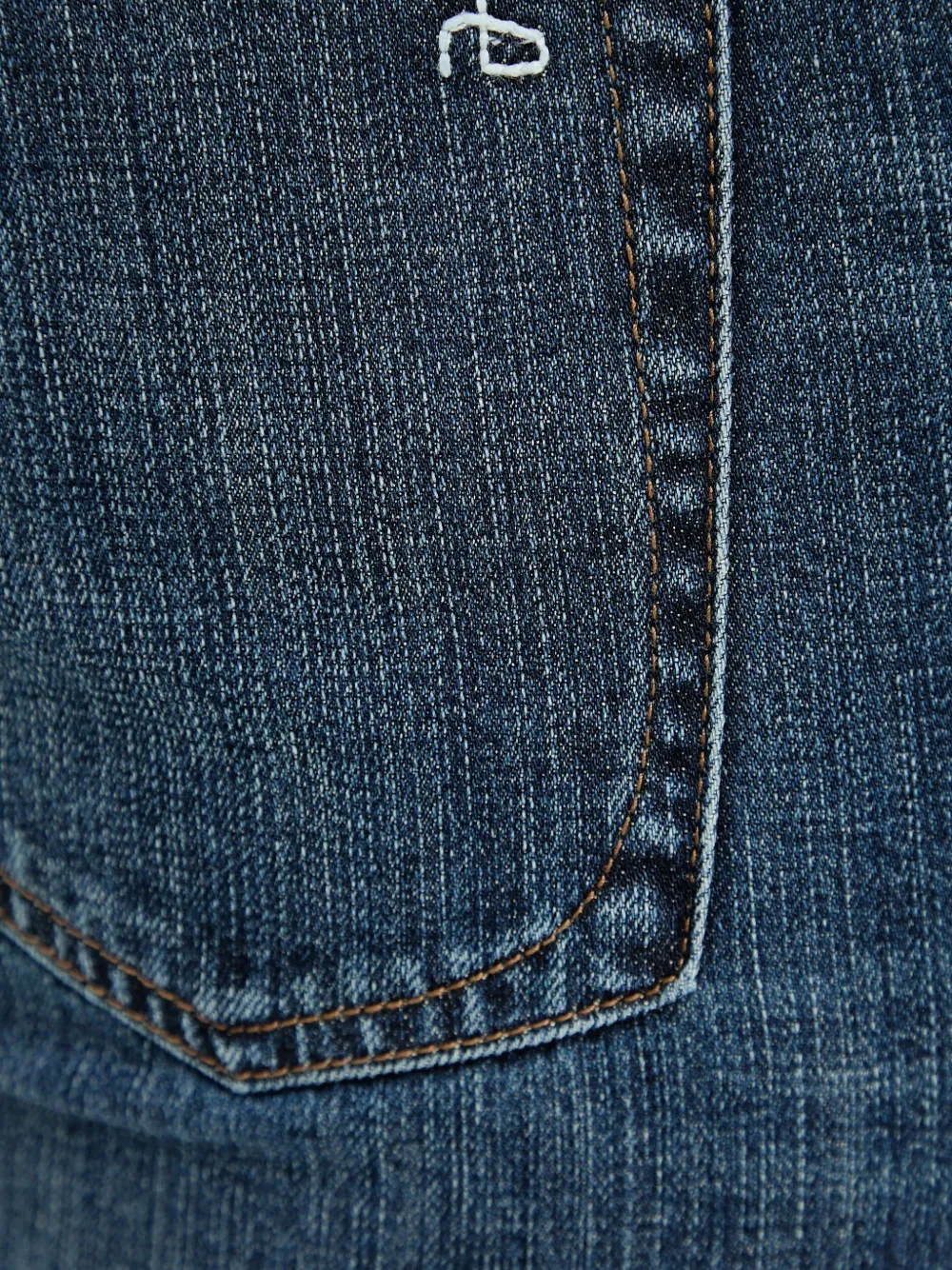 rag & bone Jeans met achterzak Blauw