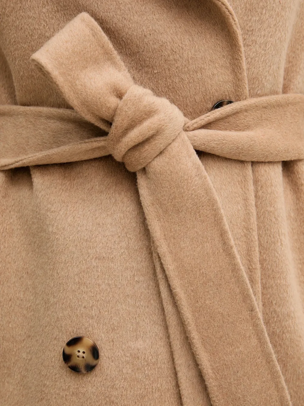 Pedro Del Hierro Jas met ceintuur Beige