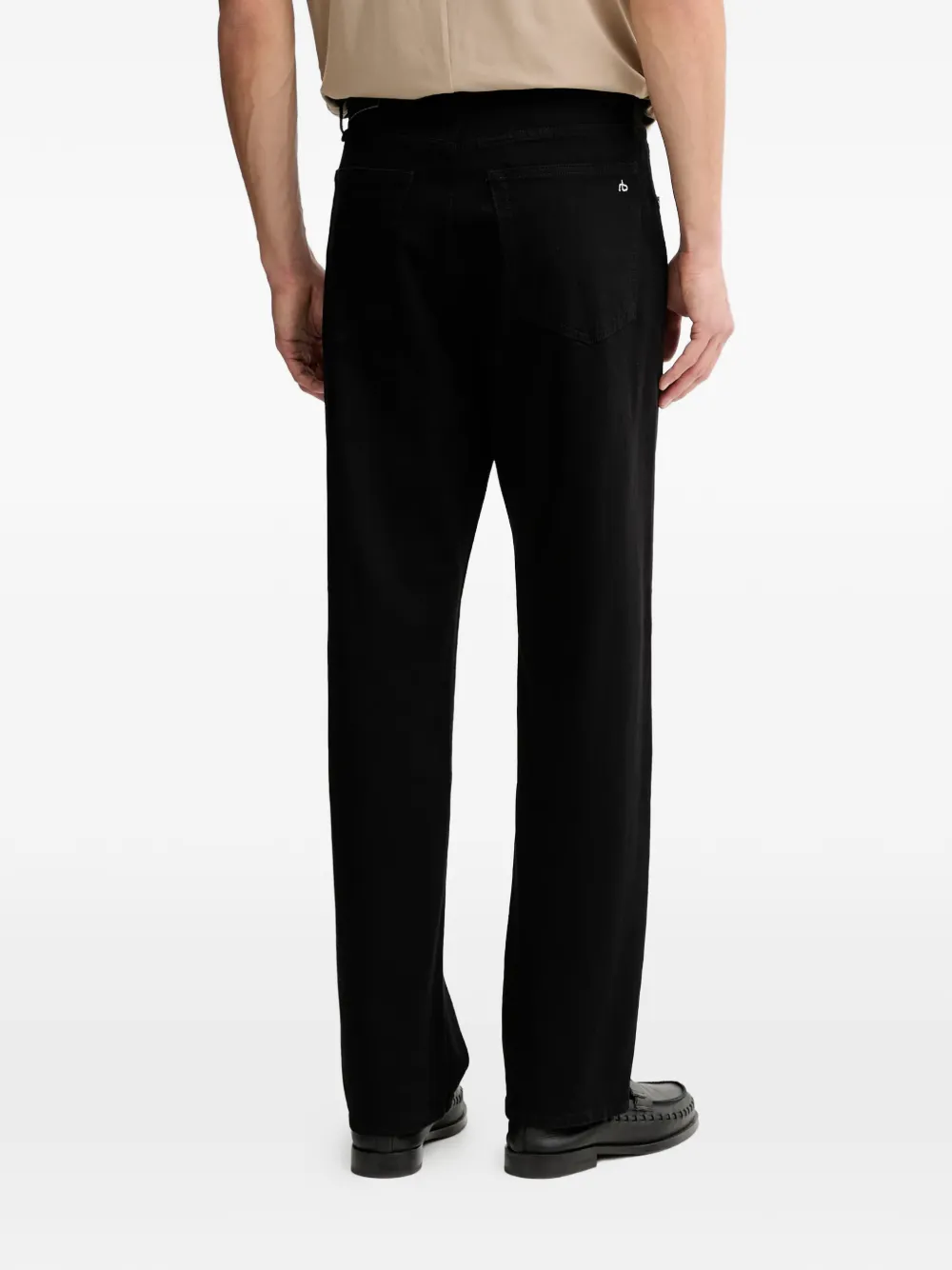  Rag & Bone Vaqueros Rectos - Negro 