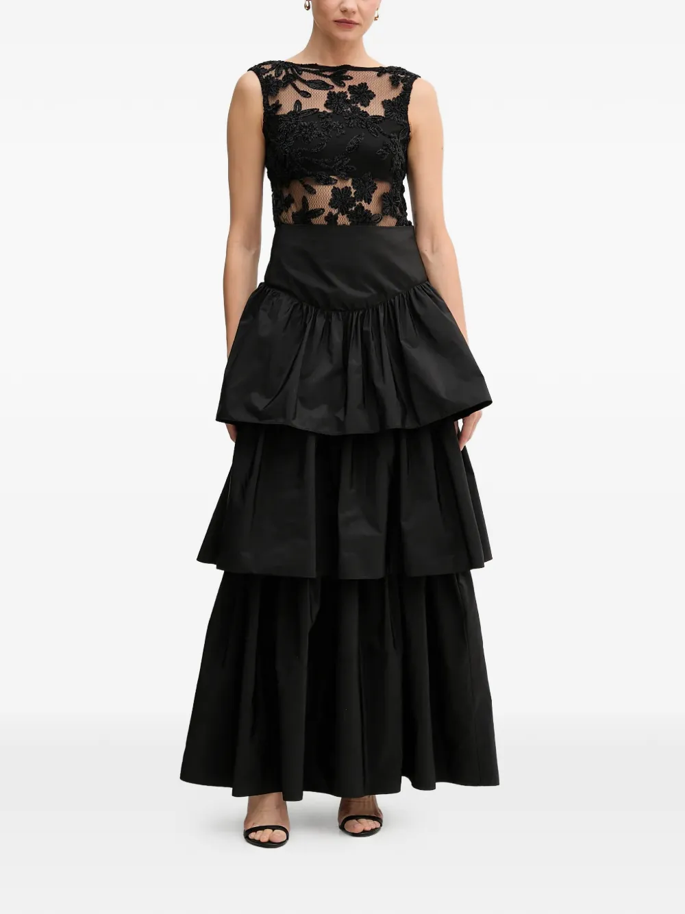 Pedro Del Hierro black maxi skirt - Nero
