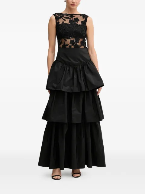 Pedro Del Hierro black maxi skirt