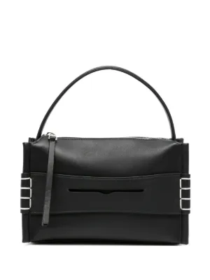 【美品】  JW Anderson / ジェイダブルアンダーソン | 2way MEDIUM PIERCE BAG レザー ピアス ショルダーバッグ | ブラック/ホワイト | レディース 美品】 JW Anderson / ジェイダブルアンダーソン | 2way MEDIUM PIERCE